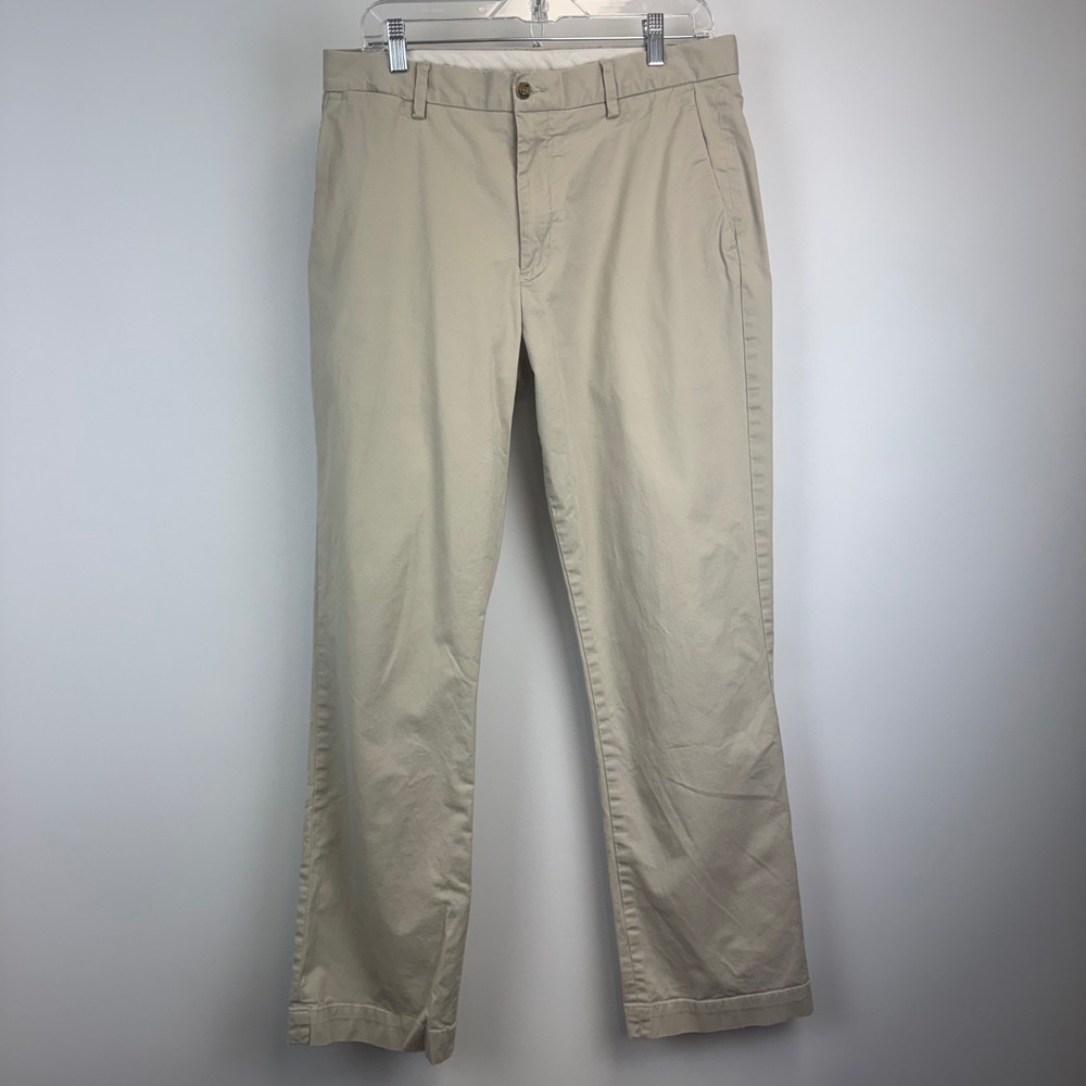Polo Ralph Lauren Mens Stretch Classic Fit Chino Pants Tan Khaki 33x32 - Picture 3 of 16